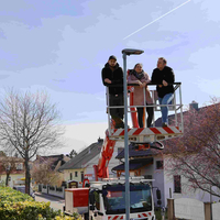 Licht-Musterstraße zeigt Einsparungspotential auf