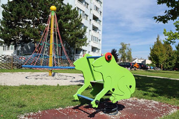 Federwippe und das Kletterkreisel.