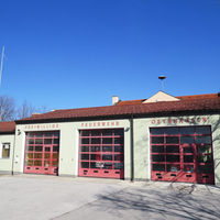 Das Feuerwehrhaus Oyenhausen von außen.