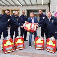 Erste-Hilfe-Rucksäcke für alle Traiskirchner Feuerwehren 