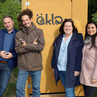 Ökologische Klos für Spielplätze und Eurovelo 9 Rastplatz