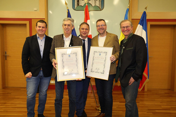 Ing. Rudolf Kautz und Ing. Robert Alphar