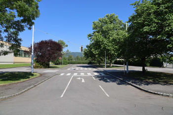 Der Verkehrsübungsplatz.