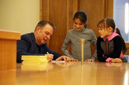 3. Klasse der VS TRK zu Besuch im Rathaus
