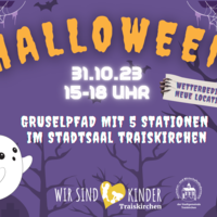 Die Geister sind los! Halloween Pfad in Stadtsaal