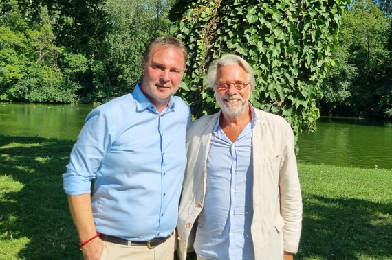Bürgermeister Andreas Babler und Intendant Adi Hirscha