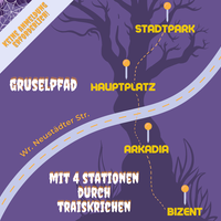 Halloween Pfad mit vier spaßig-gruselige Stationen in Traiskirchen