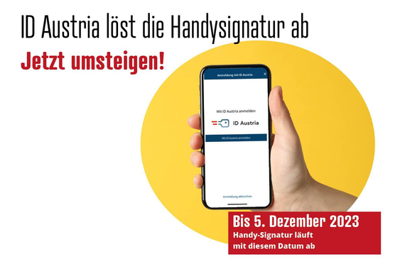 ID Austria löst die Handysignatur ab