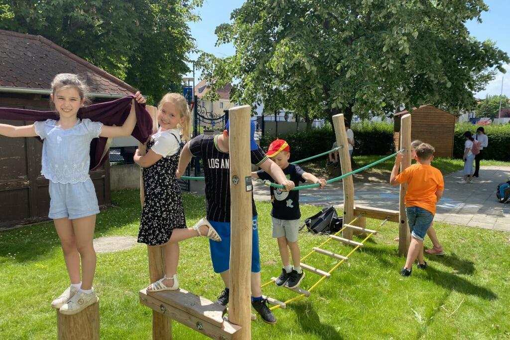 Neuer Motorikpark für die Volksschule Möllersdorf