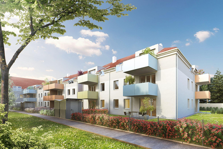 Neuer, moderner Wohnblock.