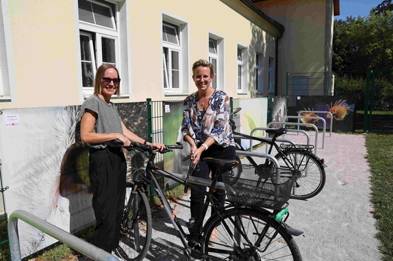 STRin DIin Sandra Akranidis-Knotzer (re.) und DIin Rita Leimer (li.) © Stadtgemeinde Traiskirchen