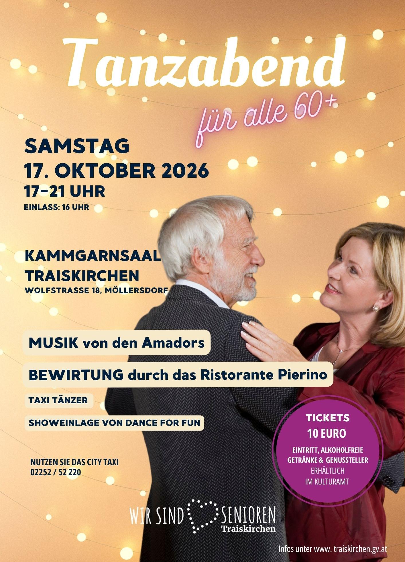 Tanzabend für alle 60+