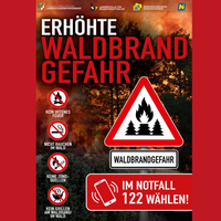 Erhöhte Waldbrandgefahr