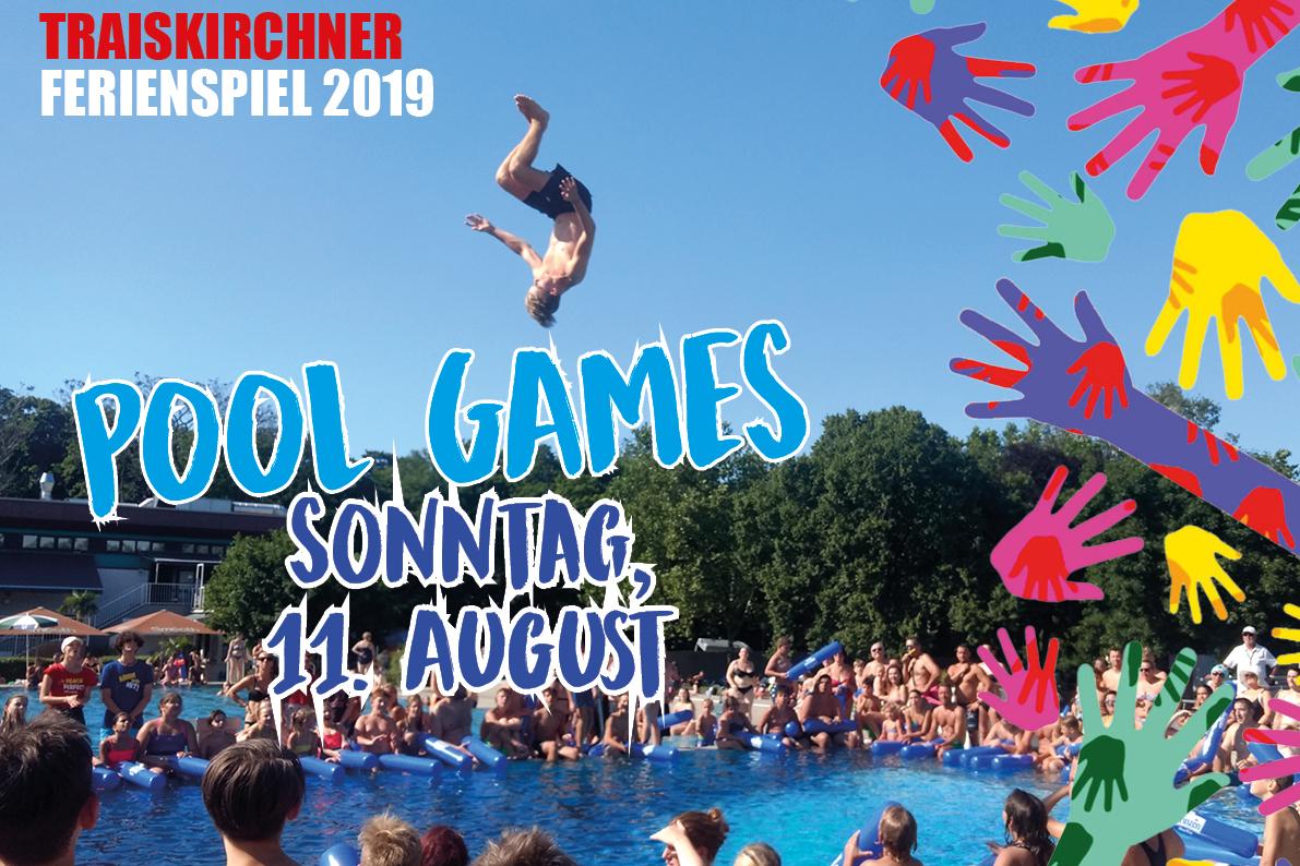 Pool Games im aqua splash am 11. August