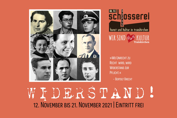Grafik: Ausstellung Widerstand!