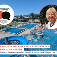 Auf einen Plausch mit Petra Bauer Leiterin des Erlebnisbad “aqua splash”