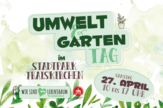 Grafik: Umwelt & Gartentag am 27. April von 10 bis 17 Uhr