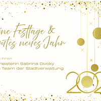 Frohe Weihnachten und ein gutes neues Jahr