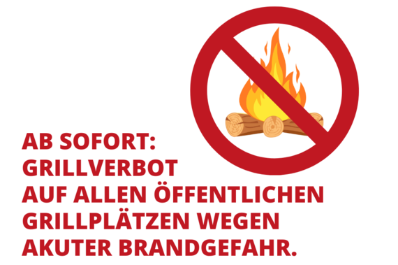 Grillverbot gilt ab sofort © Stadtgemeinde Traiskirchen