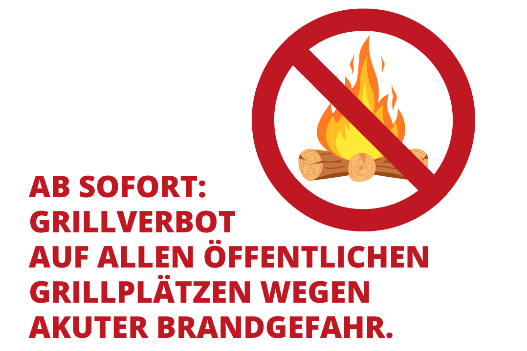Grillverbot auf öffentlichen Grillplätzen