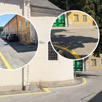 Park- und Halteverbot rund um die  Nikolauskirche am Hauptplatz 