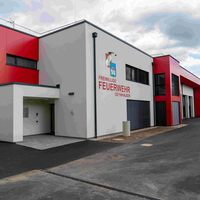 Das 2023 neu errichtete Feuerwehrhaus in Oeynhausen