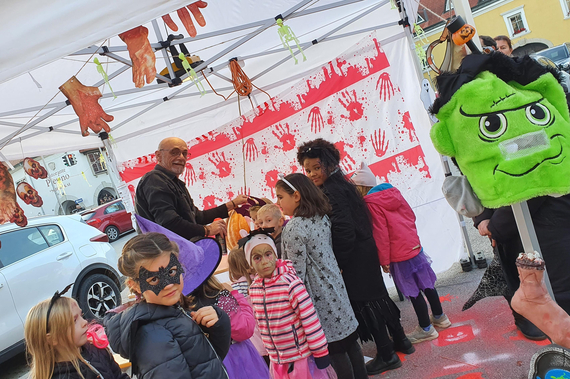 Halloween Station in Traiskirchen © Stadtgemeinde Traiskirchen