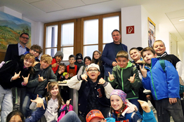 3. Klasse der VS TRK zu Besuch im Rathaus