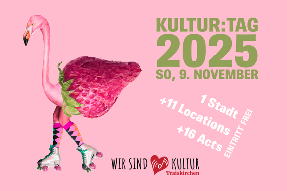 Grafik: Kultur:Tag 2025 in Traiskirchen am 9. November 2025