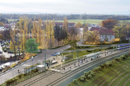 geplante Haltestelle Wienersdorf