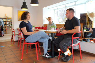 Bild vom Interview