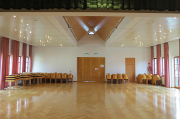Festsaal von innen.