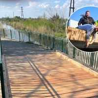 Erneuerung der Radbrücke in Tribuswinkel