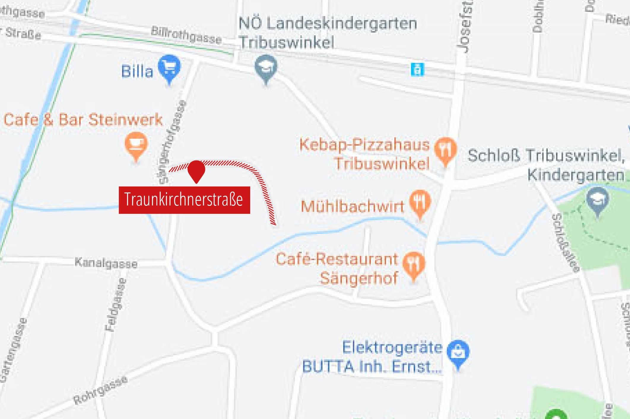 Neubenennung der Wegparzelle 1428 in Tribuswinkel