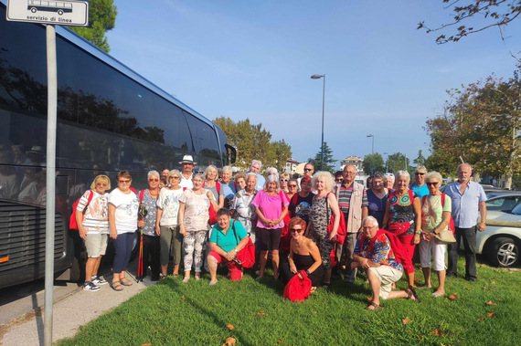 Die Senior:innen Reisegruppe in Italien