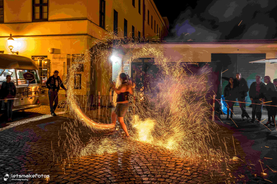 Ein Feuerkünstler