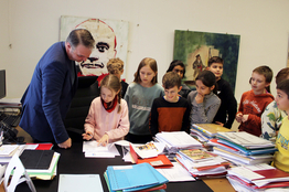3. Klasse der VS TRK zu Besuch im Rathaus