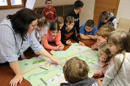 3. Klasse der VS TRK zu Besuch im Rathaus