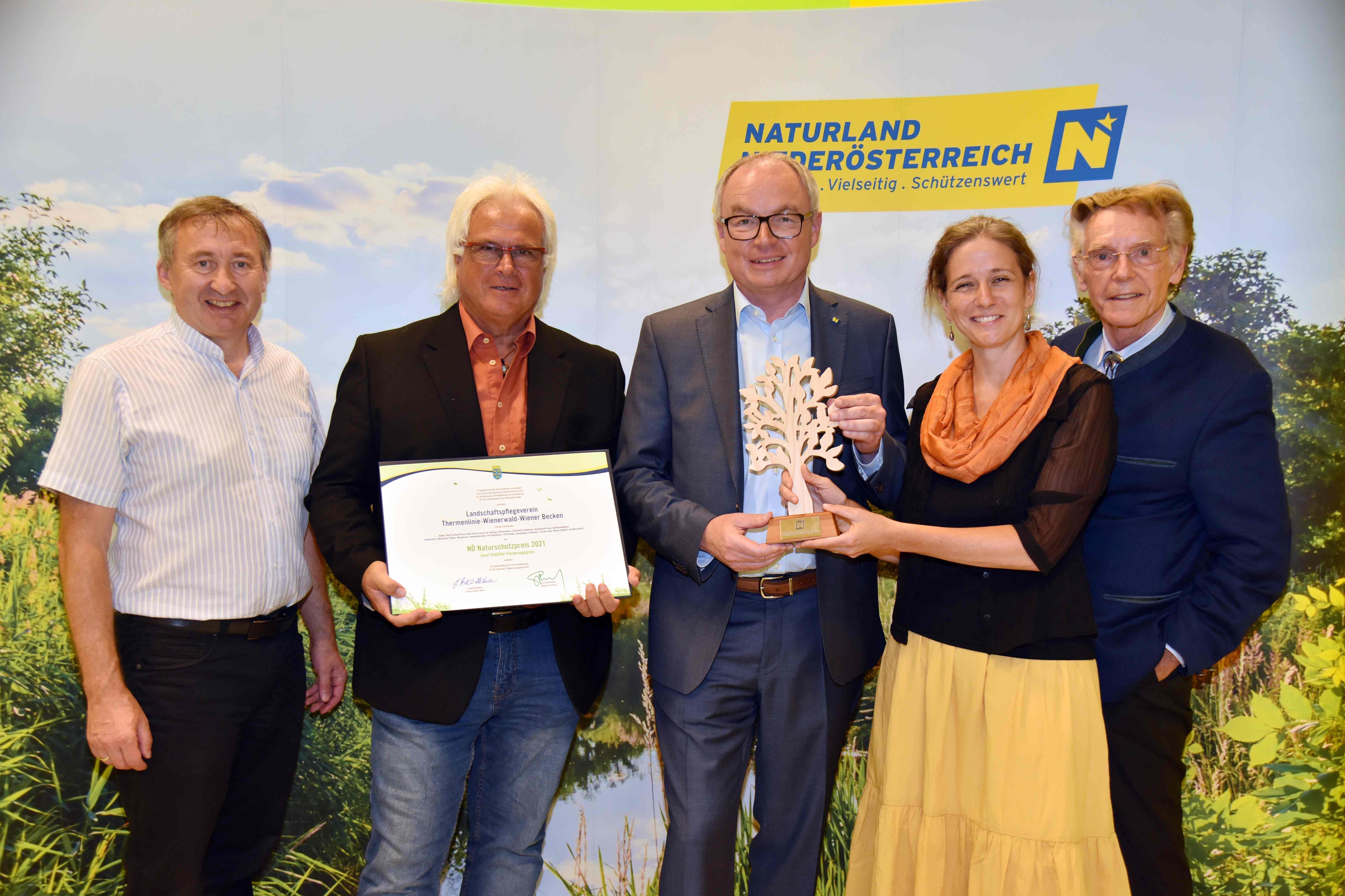 Initiative "Netzwerk-Natur-Region" mit NÖ-Naturschutzpreis ausgezeichnet