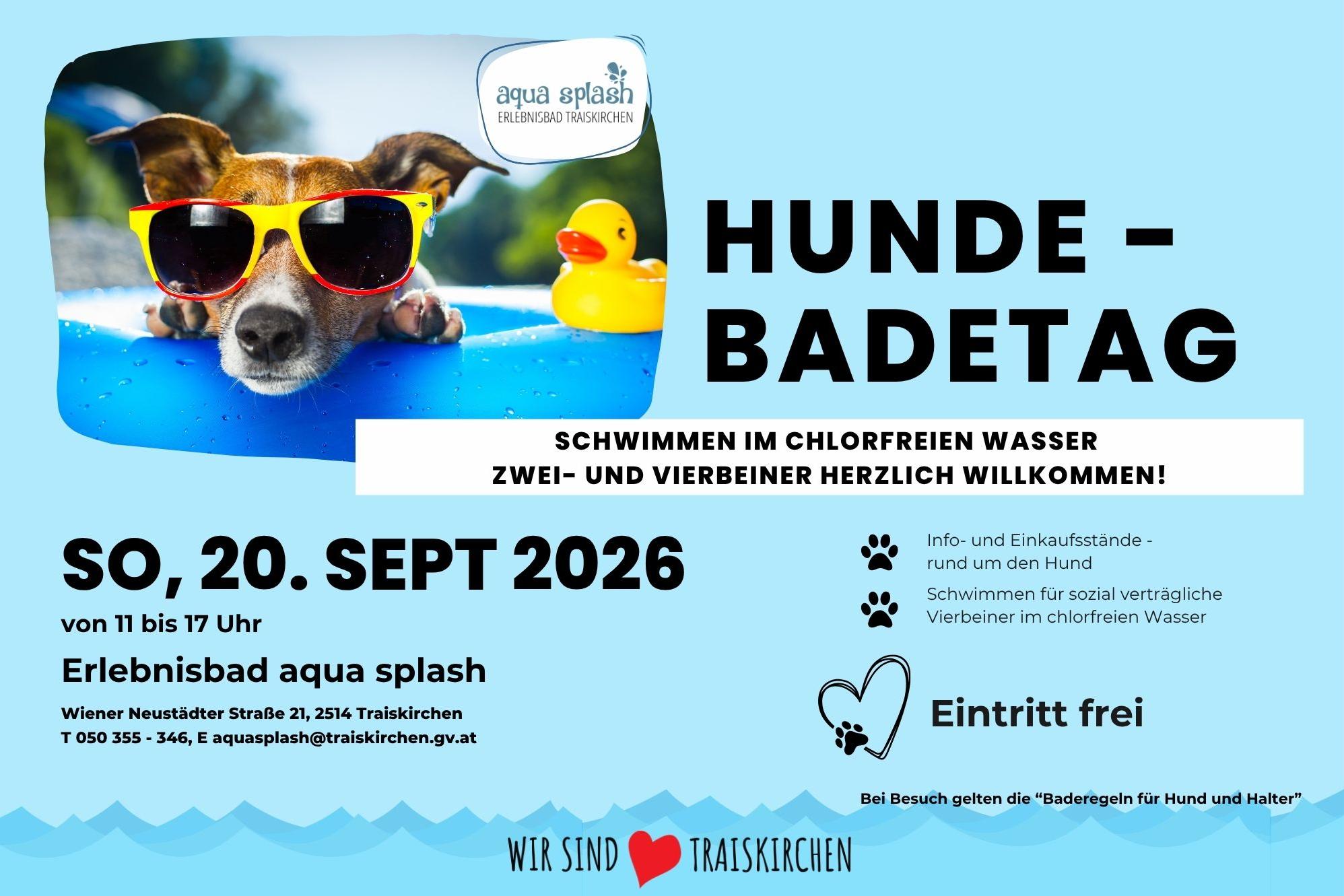 Hundebadetag 2026
