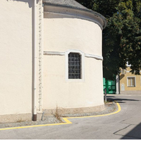 Gelbe Bodenmarkierungen -  Halten und Parken verboten