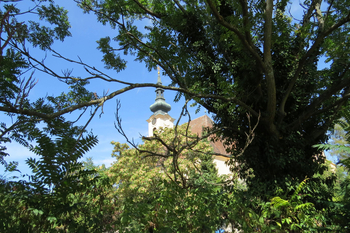 Die Pfarrkirche von außen.