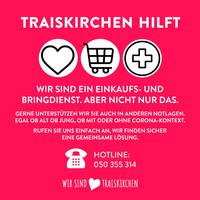 Traiskirchen hilft - Einkaufsdienst für unsere älteren Mitbürger
