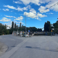 Straßensperre wegen Brückenbauarbeiten